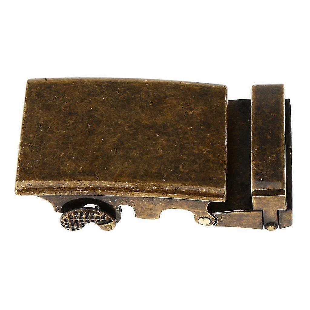 Mens Ratchet Belt Buckle, Automatic Slide Buckle for Belt Strap 34-36mm Bronze