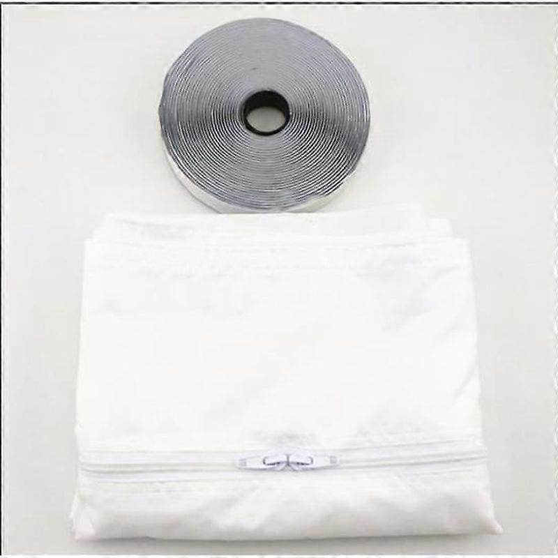Window Seal Weather Stripping Kit for Portable Air Conditioners and Tumble Dryers White Window Veil - 4M
