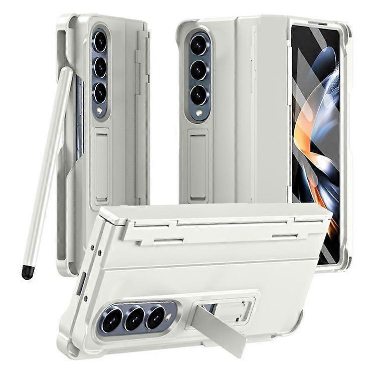 Compatible For Samsung Galaxy Z Fold3 5G Case Rubberized PC Phone Cover with Screen Protector / Stylus Pen