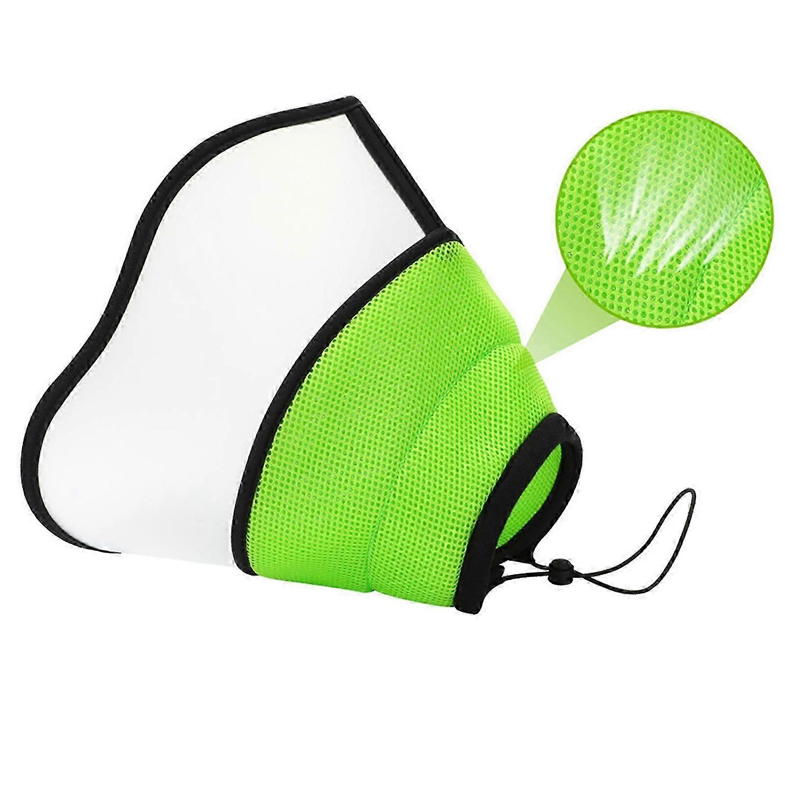 Dog and Cat Cone Recovery Collars, Cones After Surgery Soft, Adjustable Mesh Breathable Transparent Anti-licking Wound Dog Cones and Cat Cones