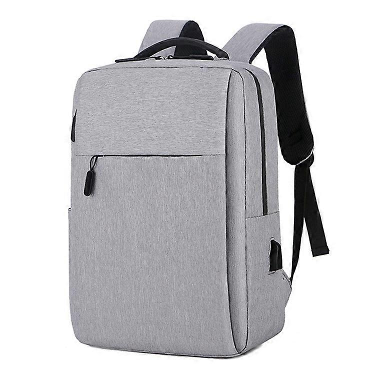 Casual Nylon Oxford Cloth Backpack Waterproof Laptop Dual Shoulders Bag with USB Port