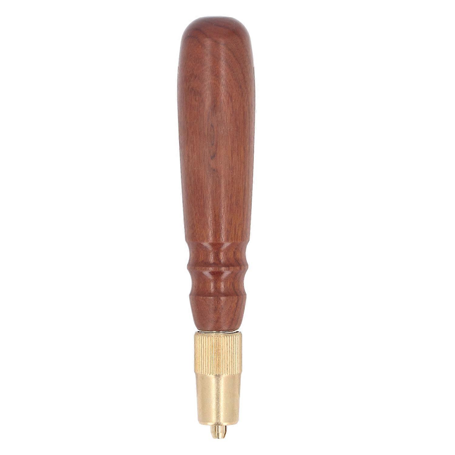 Hand Saw Handle Rosewood Anti Slip Comfortable Grip Detachable Hand Saw Grip with Brass Clamp