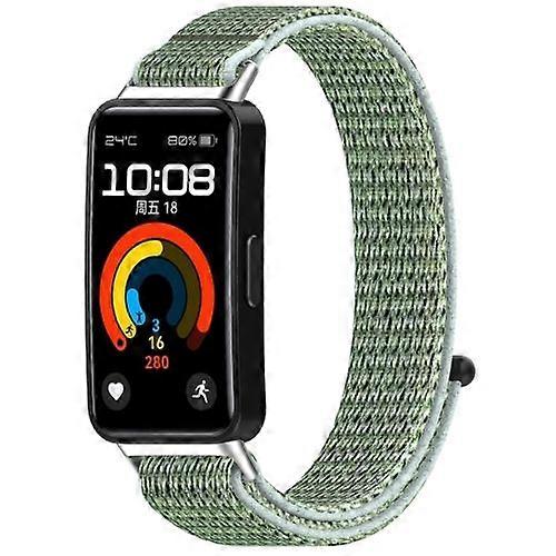 For Huawei Band 9 / 9 NFC / 8 / 8 NFC Nylon Loop Hook and Loop Fastener Watch Band