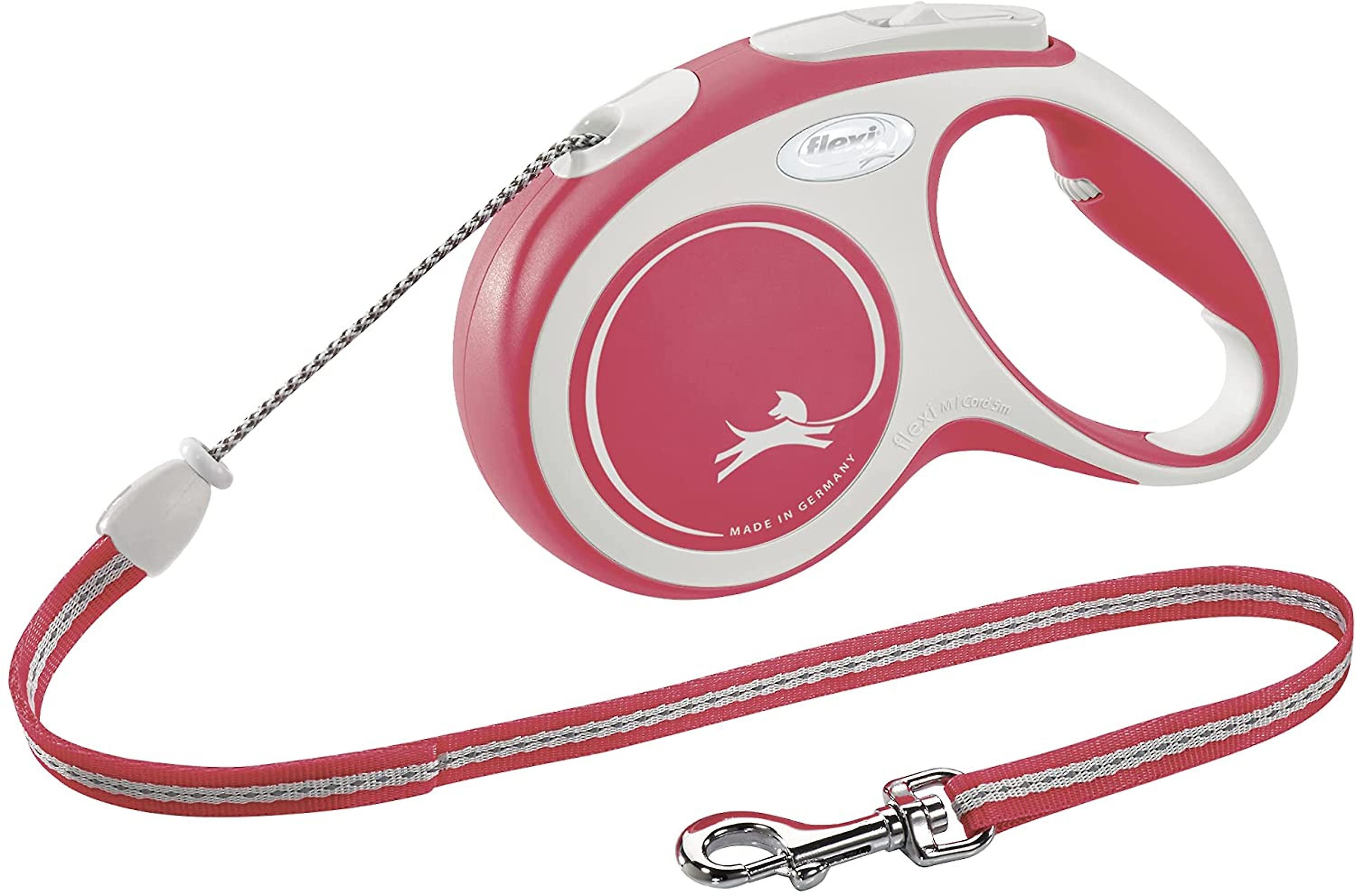 Flexi New Comfort Strap Cord Red Medium Dog Leash
