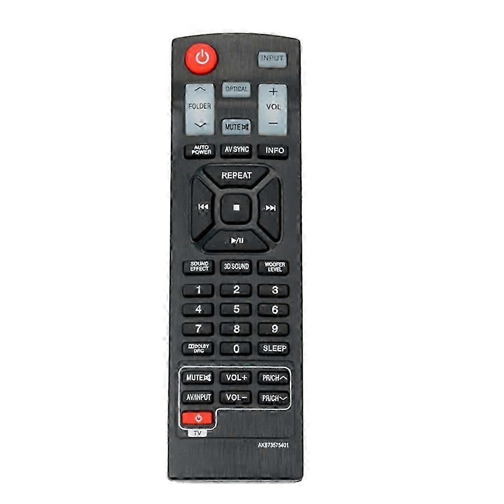 Fjärrkontroll för LG Soundbar, Soundbar Controller Byte Fjärrkontroll AKB73575401 NB5540 NB4540 NB3530A LAP440