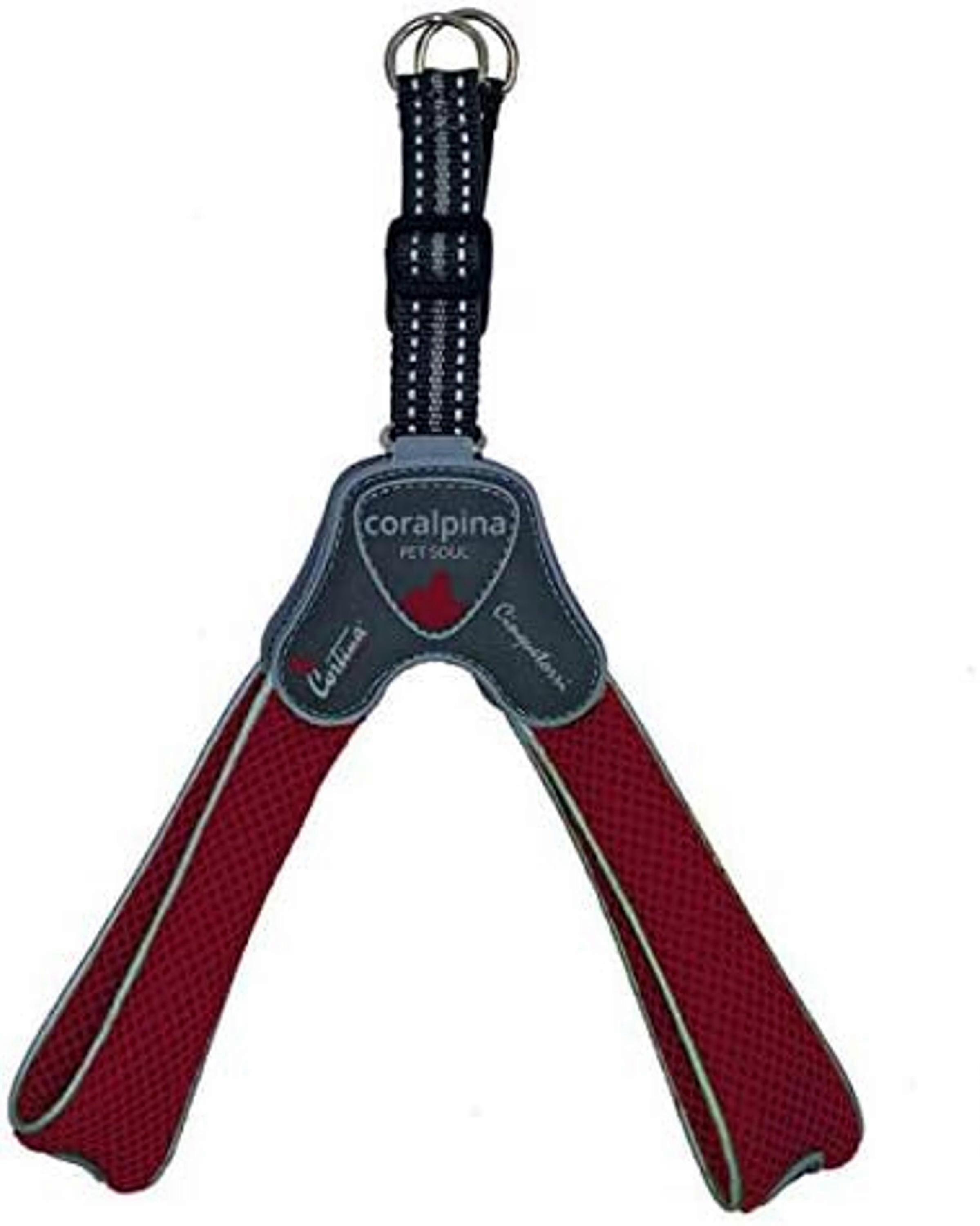 赤いCinquetorriの犬用ハーネス、サイズ5(40-50cm)、Cinquetorriブランド