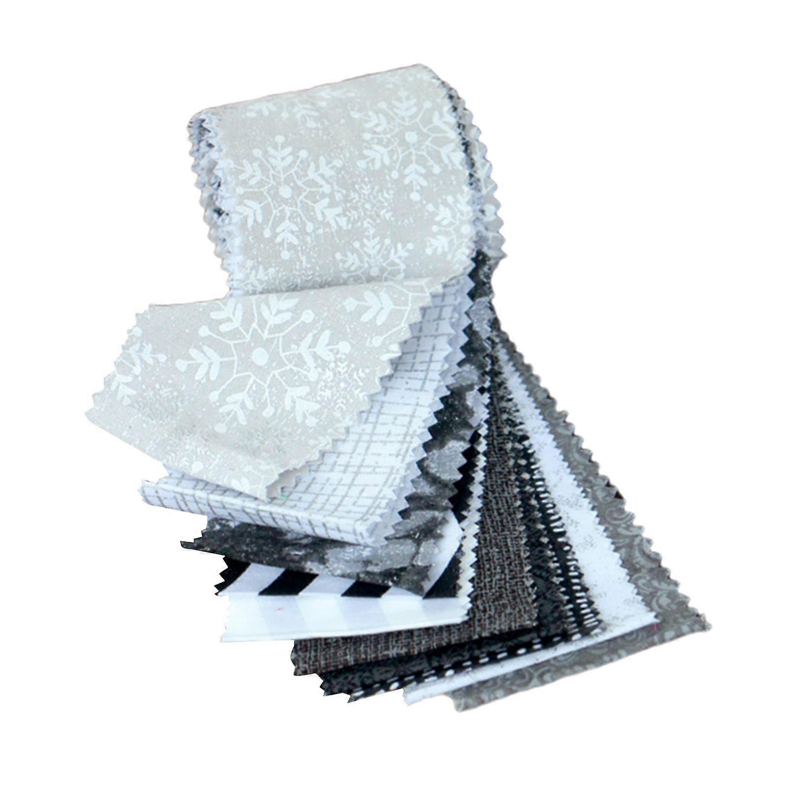 10Pcs Roll Up Cotton Fabric Bundle Quilting Strips, Jelly Roll Fabric Patchwork