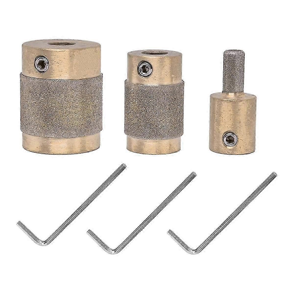 1 3/4 1/4 Inch Stained Glass Diamond Grinder Bit Tools 3 Sizes Brass Core Stained Glass Grinder Bits