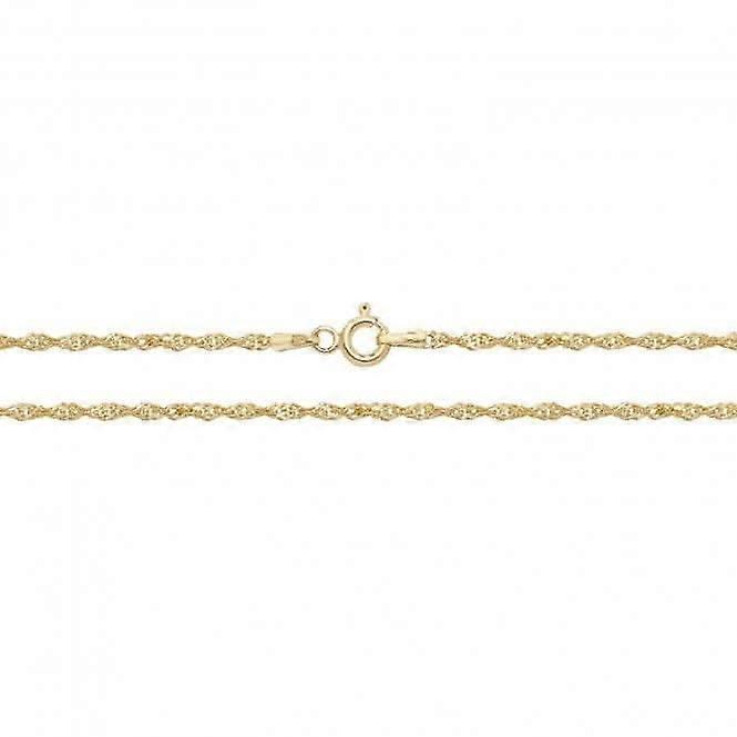 9CT Yellow Gold Singapore Chain CH222