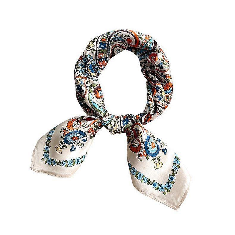 1 pcs Mulberry Silk Scarfs Women Small Square Scarf 21" x 21" Breathable Lightweight Neckerchief Headscarf