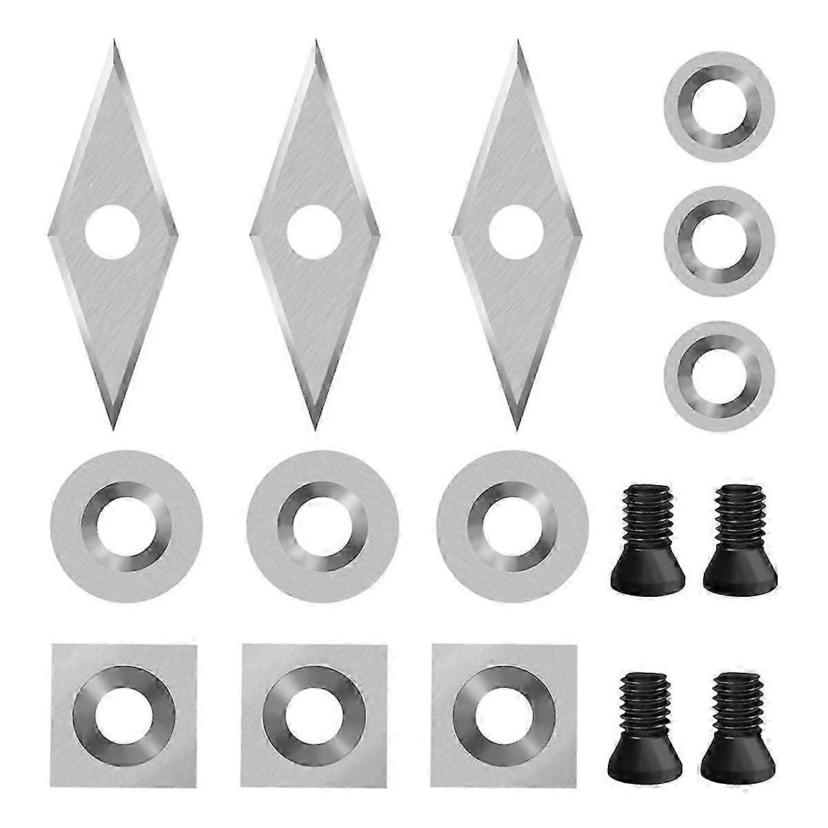 12PCS Carbide Lathe Tools. Carbide Tips. Hand Held Disposable Wood Turning Tools Assortment Set new Edition