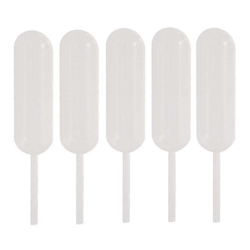 50pcs 4ml Clear Plastic Jam Dropper Straw Juice Squeezed Sauce Dropper Pipettes