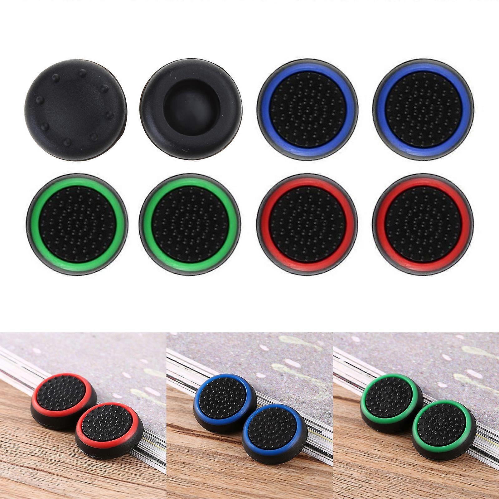 4Pack Thumb Grip Caps Protective Cover Cartoon Joystick for Case Fit For /for 360/One Controller Thumbstick Blue