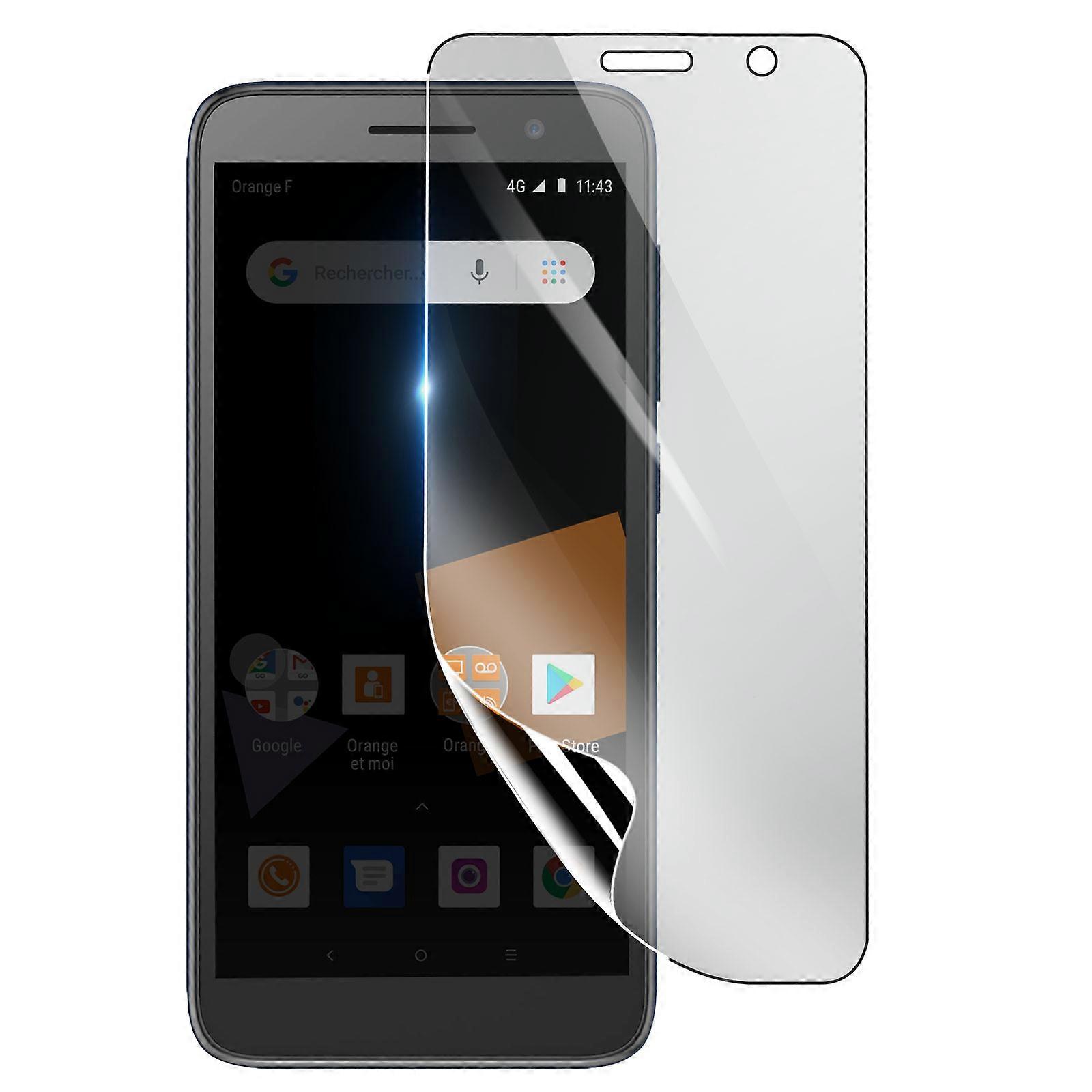 Shockproof Hydrogel Screen Protector for Orange Rise 54, Transparent