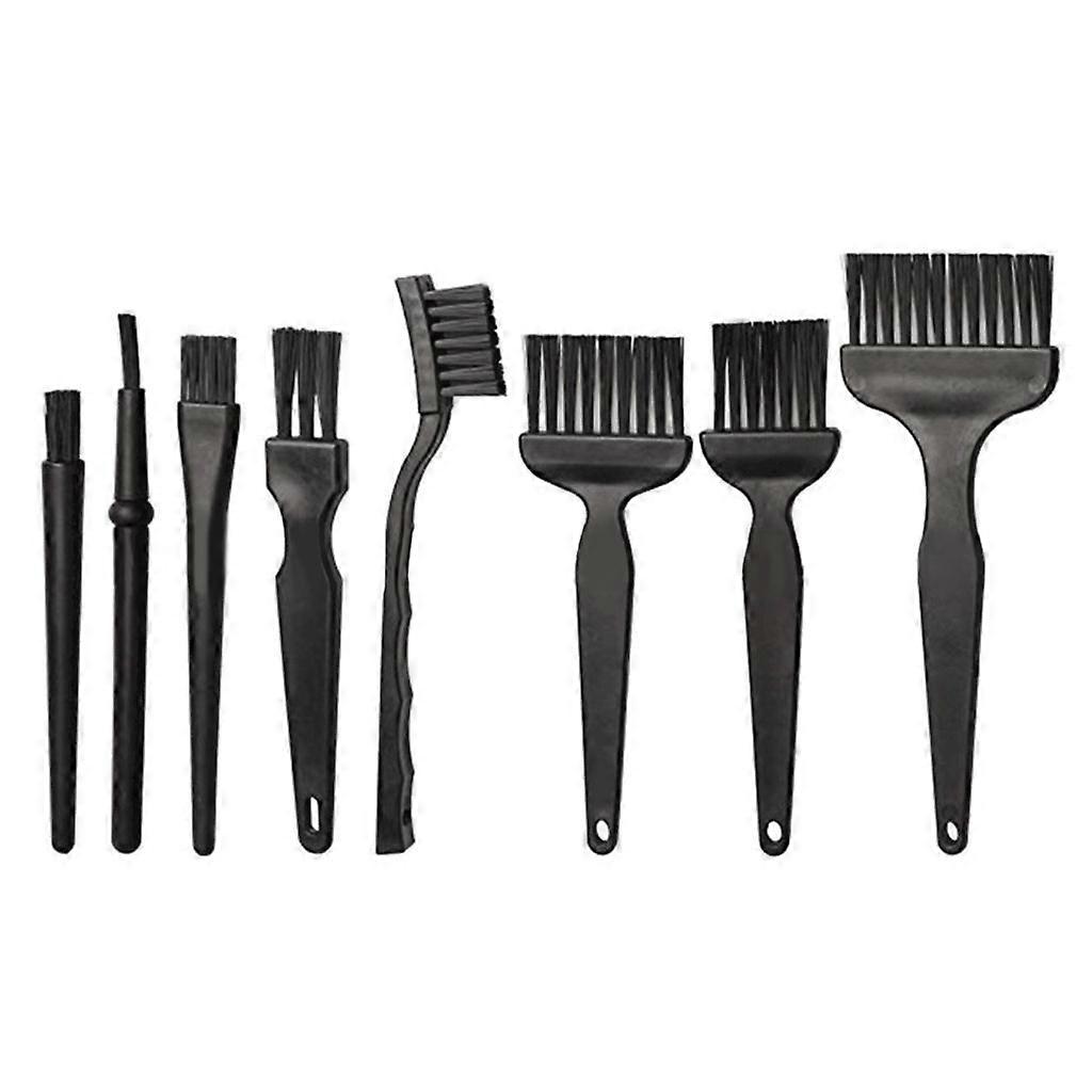 1Set Anti Static Brushes, Portable Plastic Handle Cleaning Keyboard Brush Kit