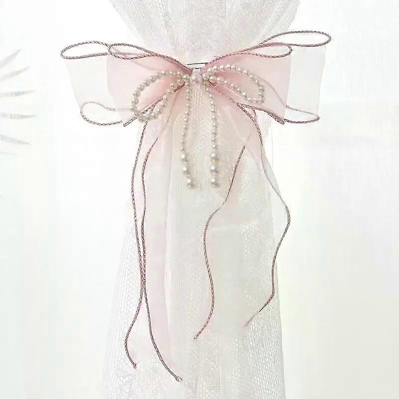 Drape Pull Backs Bowknot Drape Holders Tiebacks Draperies Holders Window Decor Bow Shape Drapery Tiebacks Decorative Holdbacks