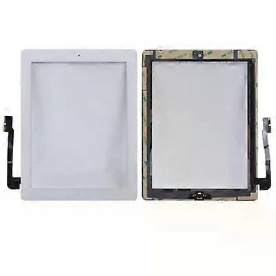 Touch Panel for New iPad-White,High-Quality Replacement White