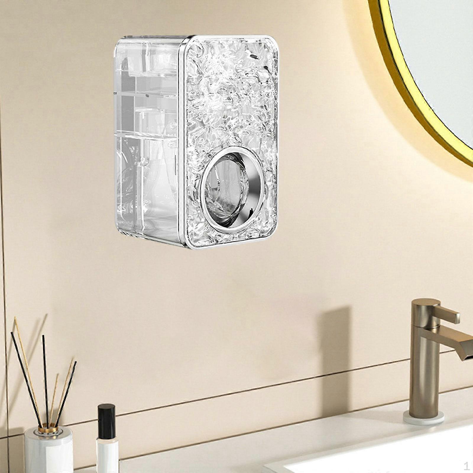 Automatic Toothpaste Dispenser Bathroom Supplies Squeezer Wall Mounted for Household