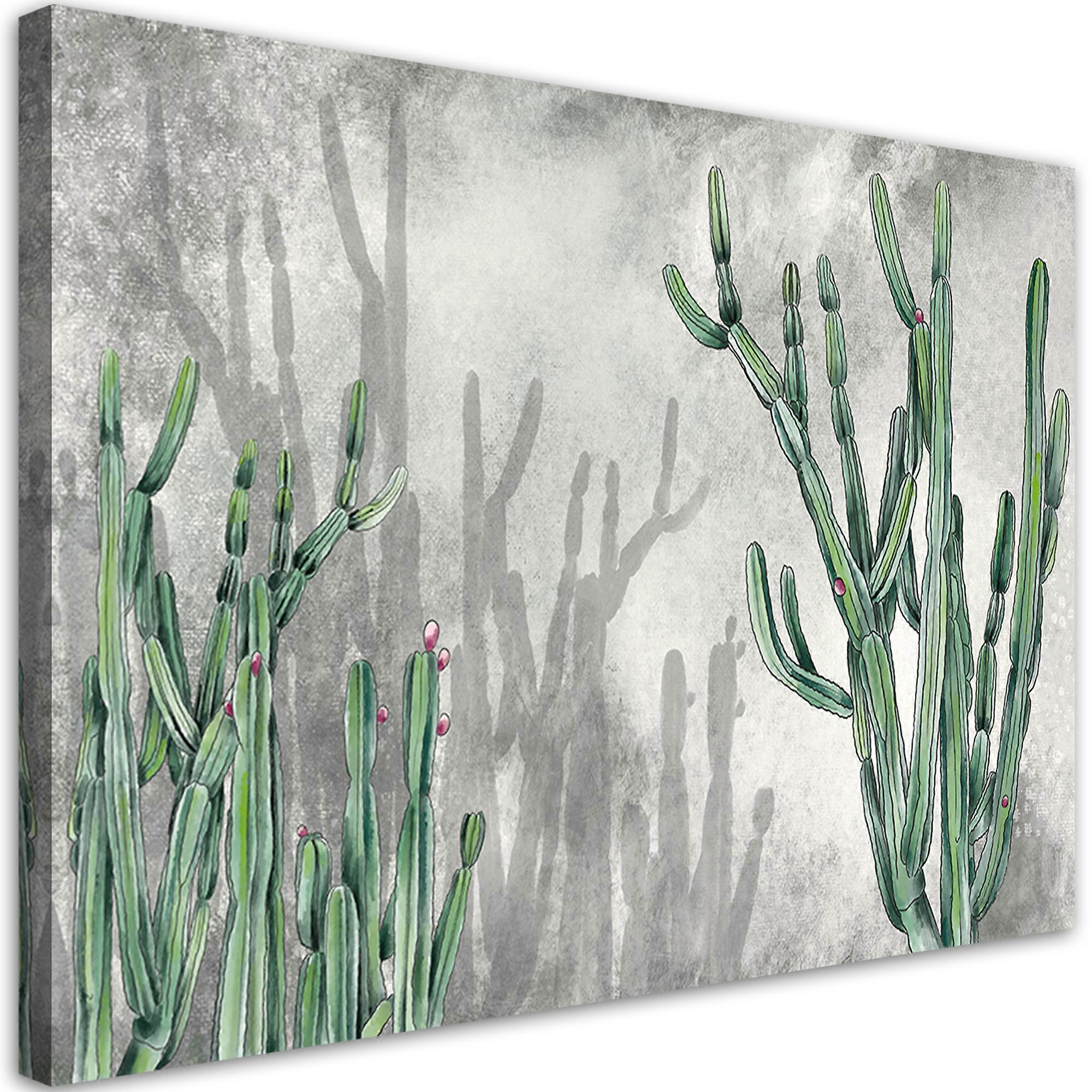 Imprimare pe pânză, Cactus mare de deșert - 100x70