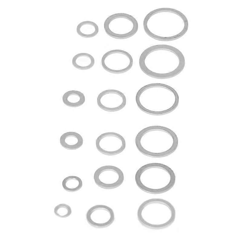 Sealing Washer High Temperature Resistant Set for Hydraulic Systems, Durable Rubber Material, 10-Pack, 1-Inch Size
