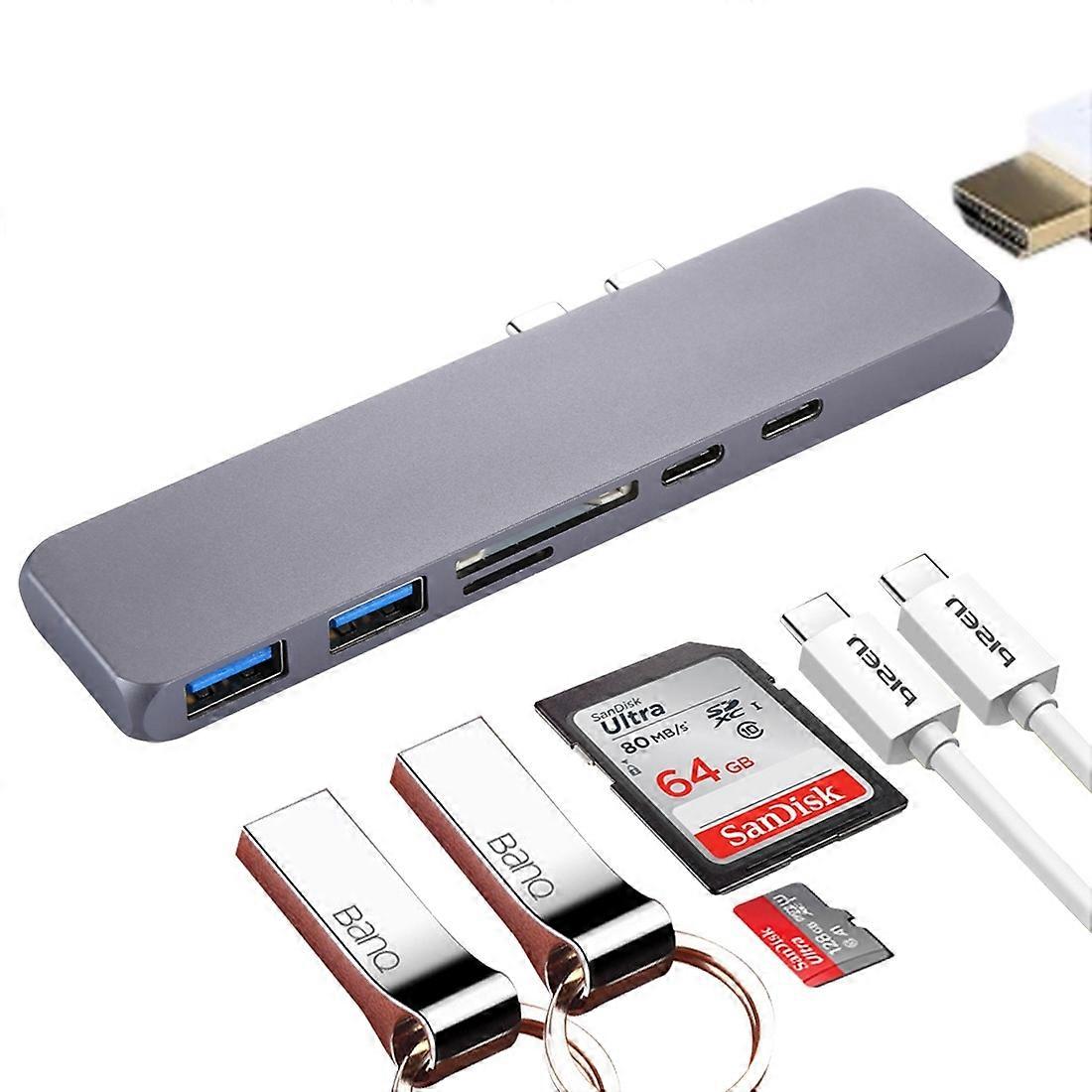 Dual USB-C / Type-C HUB Adapter