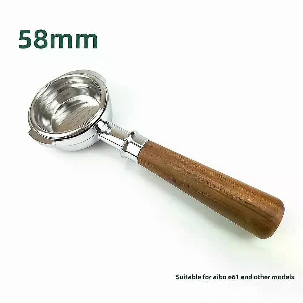 Coffee Bottomless Portafilter compatible for  E61 EC680 and Other Models Naked Filter Basket Espresso Machine Accessories Tool