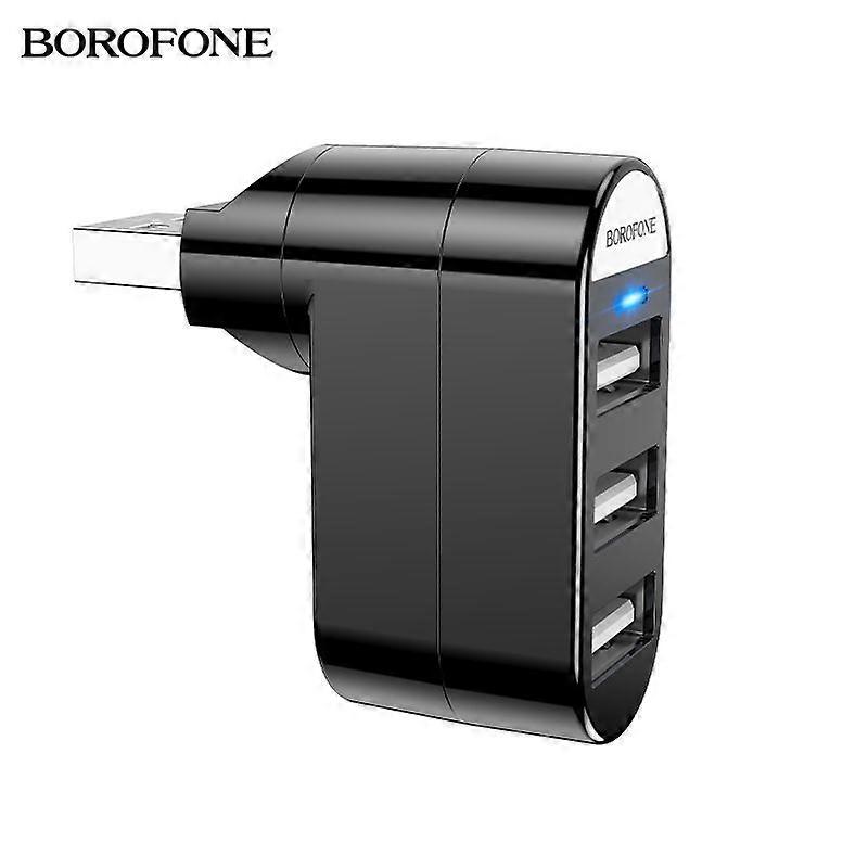 Borofone DH3 three-port USB splitter USB laptop expansion dock multi-interface converter