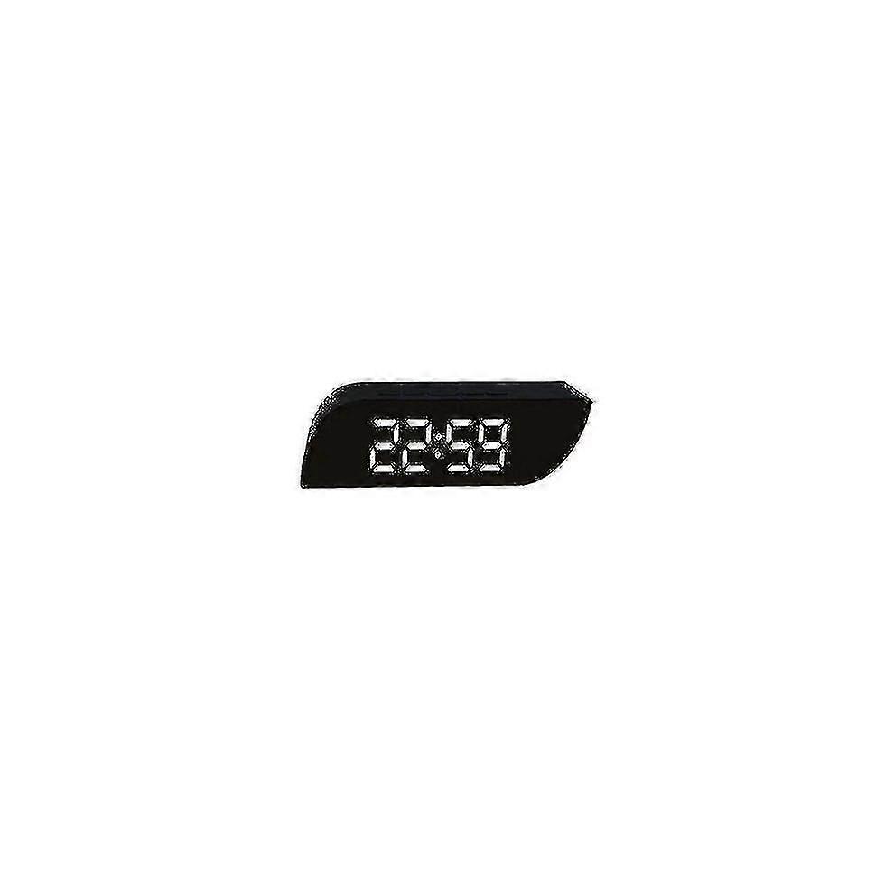 Digital Led Trapezoidal Mirror Alarm Clock Time Date Temperature Cyclically Display Calendar Snooze