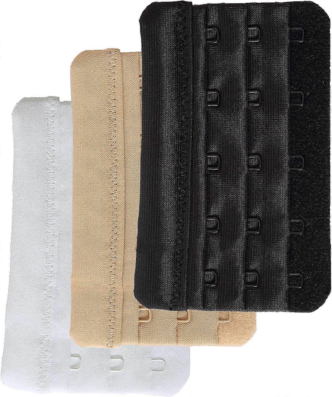 3pcs bra extension buckle,three colours,three rowsfive buckles