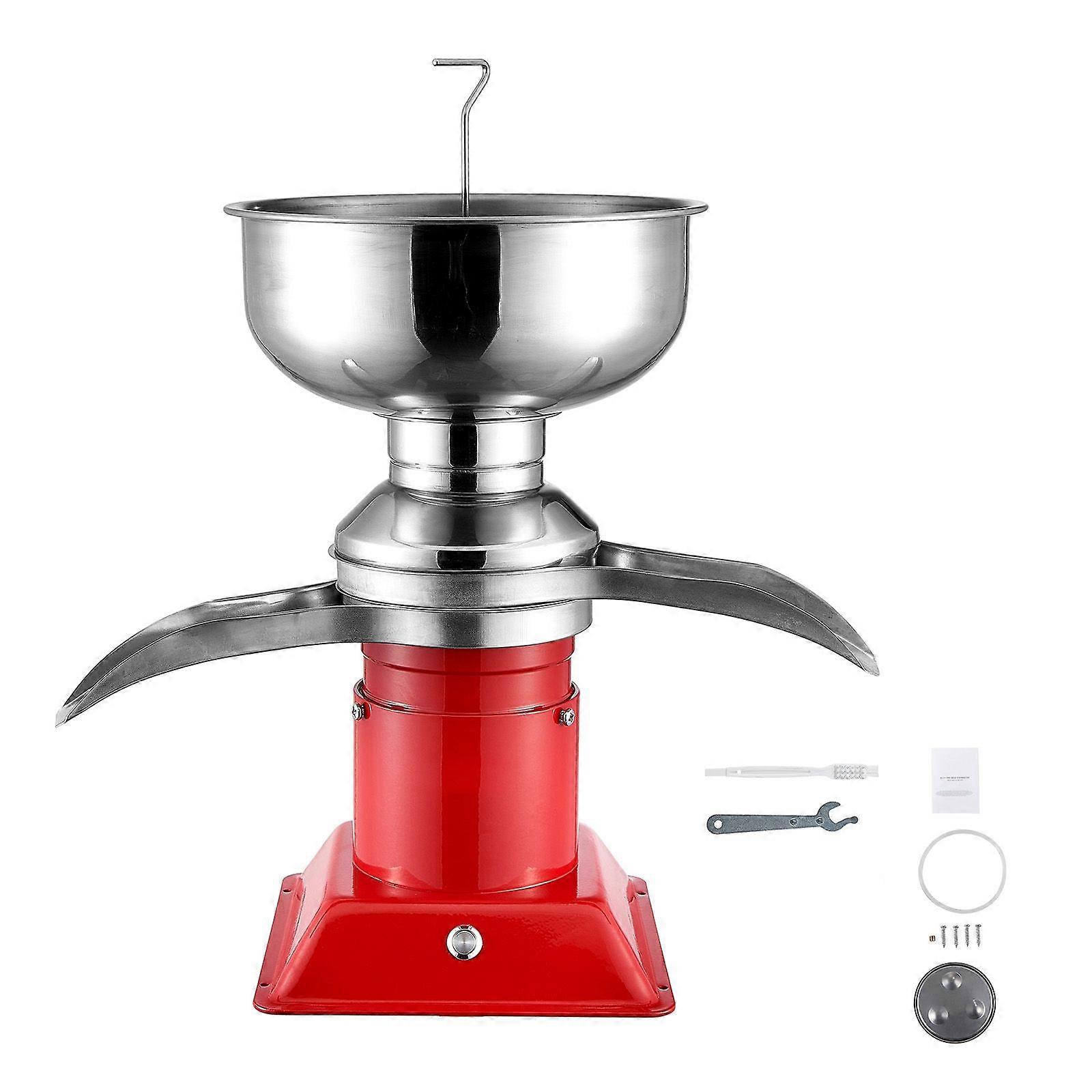 Mælkecreme centrifugalseparator, 304 rustfrit stål elektriske flødeseparatorer, 100L / h output 10500RPM gedemælk separator