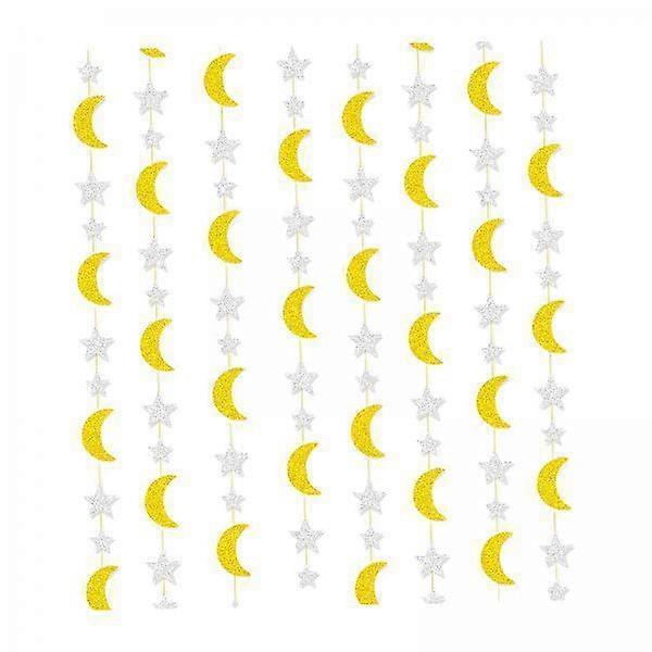 3xGarland Eid Mubarak Wedding Glittery Decor