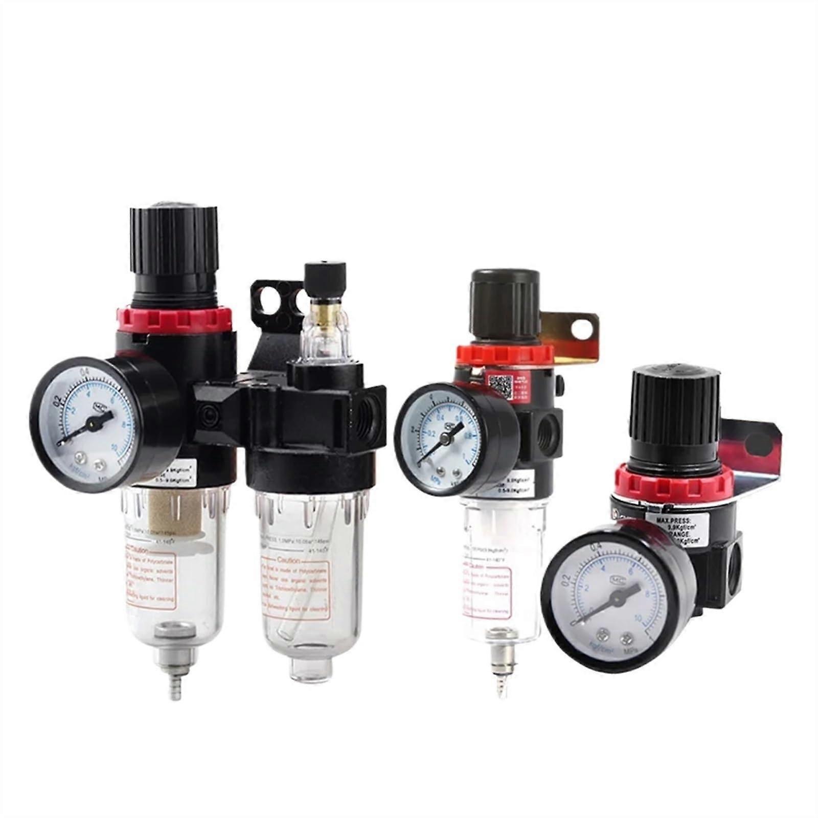 AFR2000 Pneumatic Filter Oil Water Separator Regulator Pressure Reducer Valve Compatible with AFC2000 and PC6