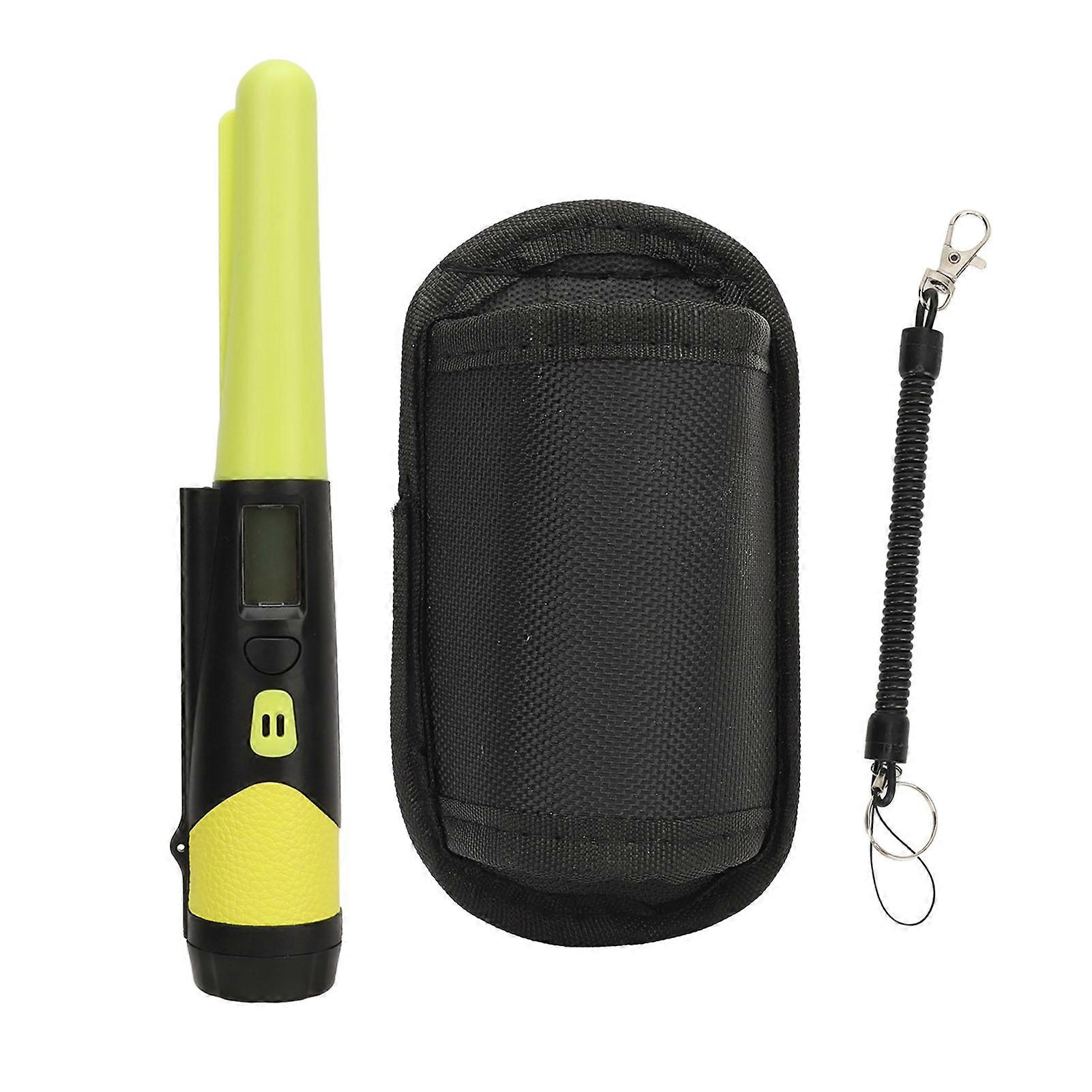 Hand with LCD Display Strap High Accracy 360° Side Scanning Metal Detector Pinpointer for Adults Kids