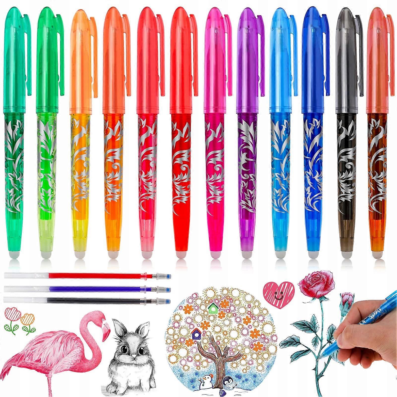 Erasable Colored Pens Set Of 12