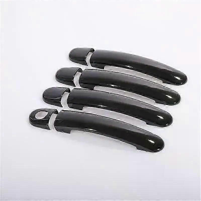 Suitable for Skoda Superb Mk1 2001 2002 2003 2004 2005 2006 2007 2008 Gloss Black Chrome Car Door Handle Covers  Accessories Stickers