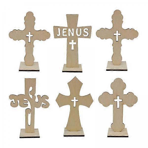 Rustic Wooden Crosses Bundle for Home Decor And Crafting