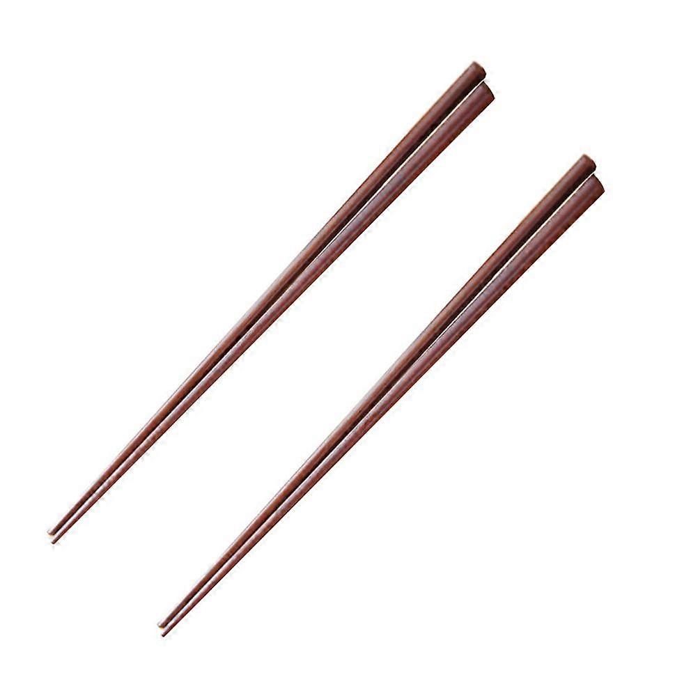 2 Pairs of 42cm Wood Lengthen Chopsticks Multifunction Frying Noodle Chafing Dish Chopsticks