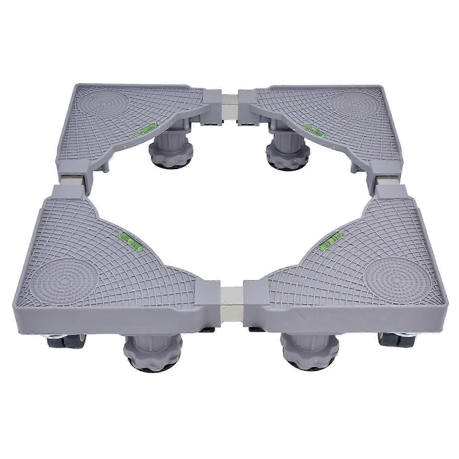 Washing Machine Stand Multifunctional Movable Adjustable Base Mobile Roller With Locking Wheels