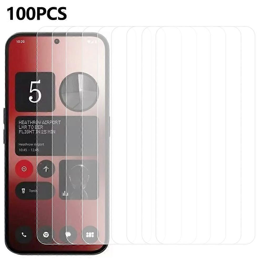 100Pcs For Nothing Phone (3a) Pro/Phone (3a) Screen Protector Anti-Scratch Tempered Glass Film