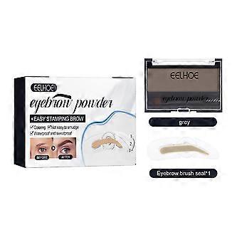 3PC eyebrow powder set, natural and durable, waterproof, not easy to fade, lazy