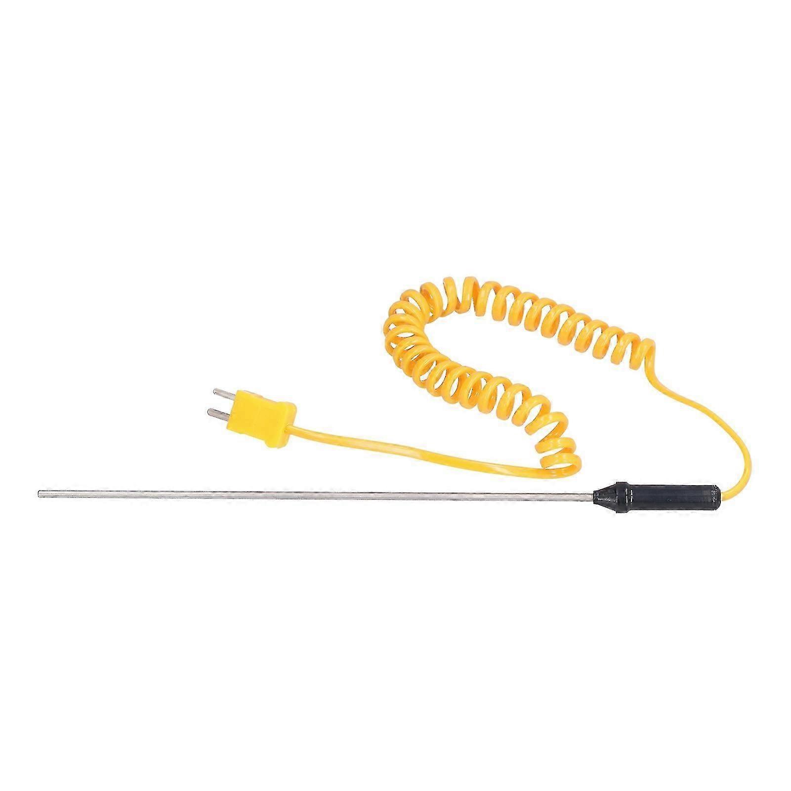K Type Thermocouple Stainless Steel Probe Hand Held Thermometer Probe Sensor WRN02B3x200mm