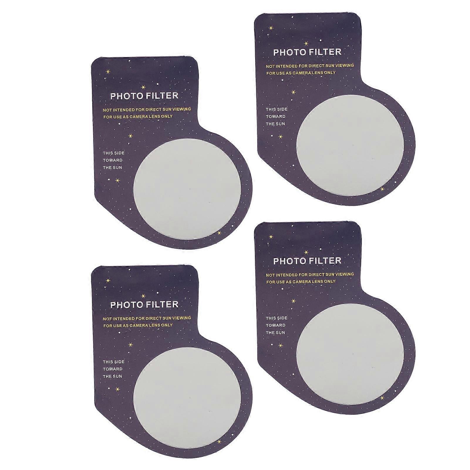 Phone Solar Imaging Lens Camera Protector Eclipse Imaging Enhancing Lens Filter for Smartphone 4pcs 