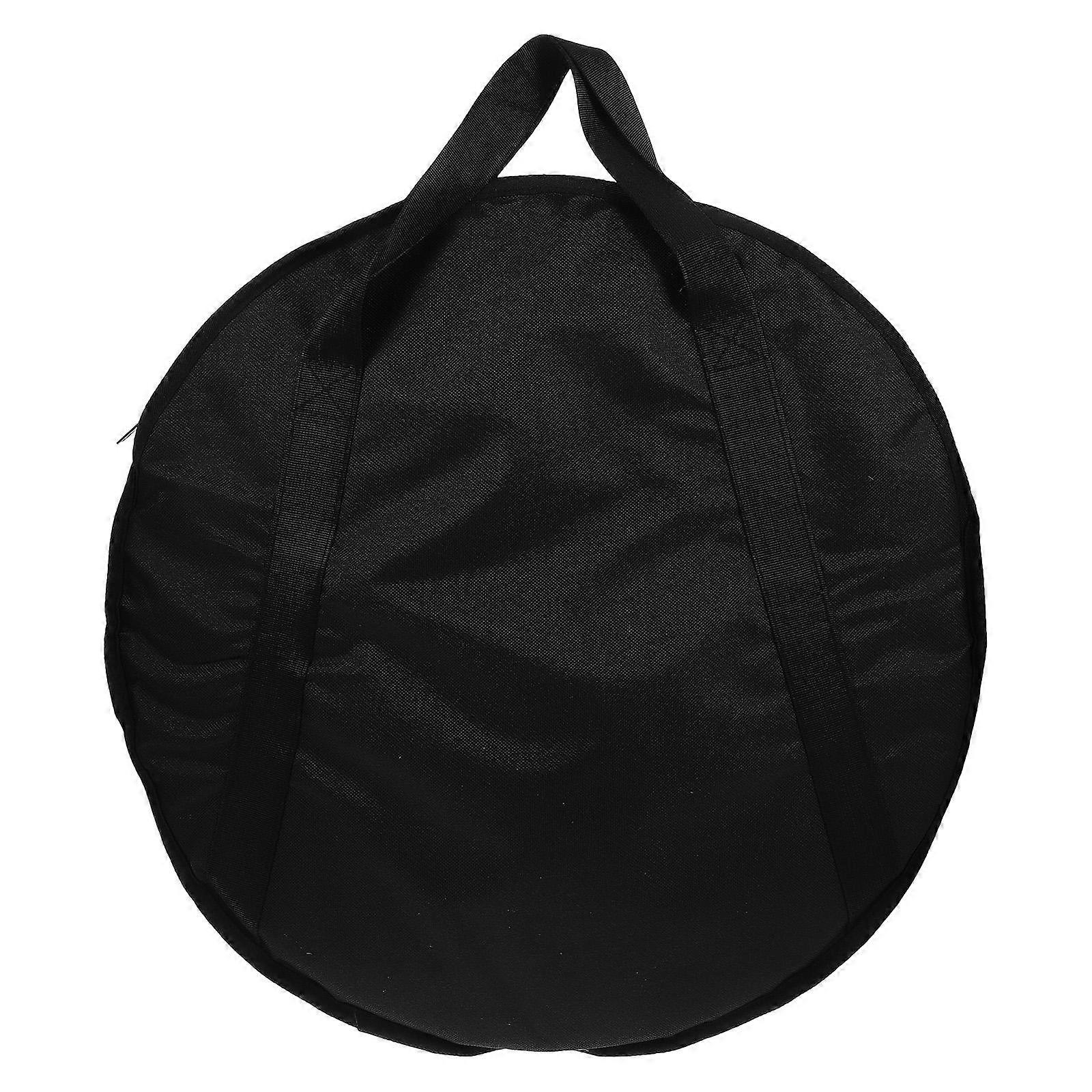 حقيبة تخزين Oxford Cymbal مع قبضة اليد ، حقيبة أدوات مقاومة للاهتراء مع جيب خارجي للإكسسوارات ، حقيبة حمل مدمجة للصنج