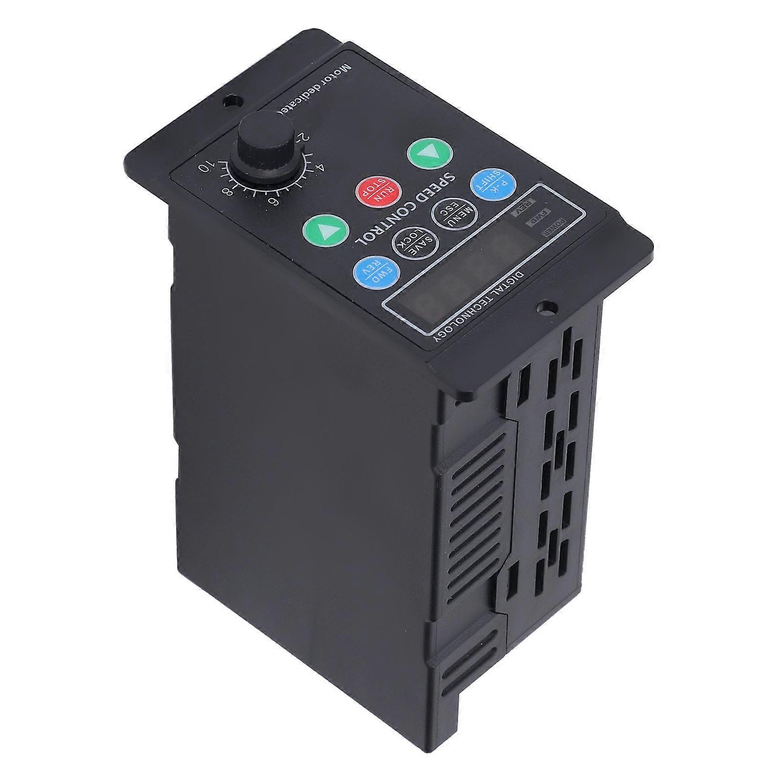 Variable Frequency Drive 3 Phase Motor Speed Control Inverter Converter 1PH 176‑264V Input 400W 2A 3PH 0‑220V Output 0.1-400HZ 