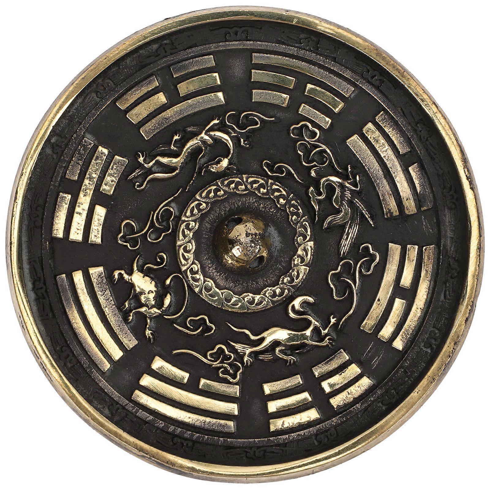 Traditional Eight Trigrams Mirror, Stunning Decorative Item with Retro Appeal