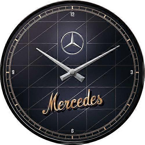 Nostalgic-Art Wall Clock 30cm - M-B Slvr & Gold
