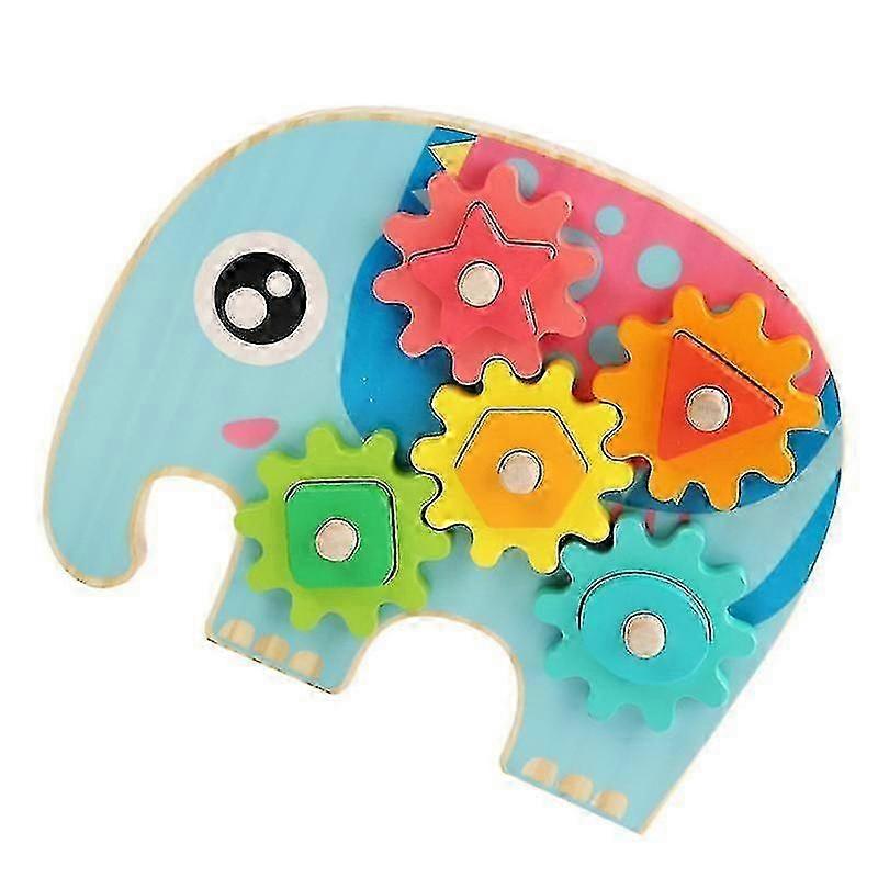 19.5X15.5cm Assorted Color Toy Playsets 1set Creative Gear Matching Toy Concentration Training Toy E