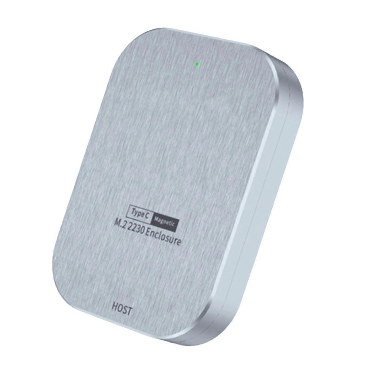 Magnetic M.2 NVMe 2230 SSD Case USB 3.2 Gen 2 10Gbps Type-C External Enclosure Hard Drive Disk Box