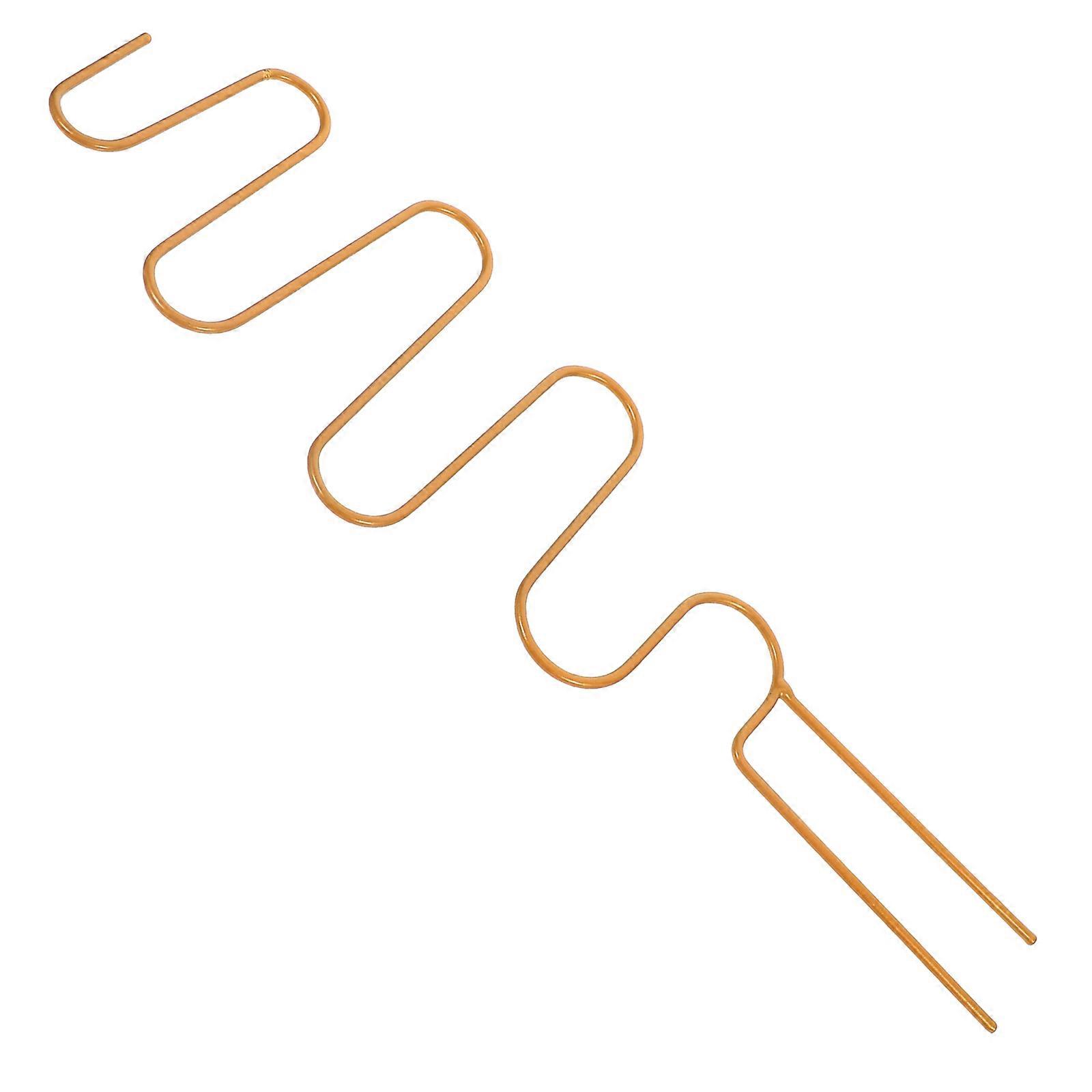 Elegant copper support system for potted plants, easy installation included