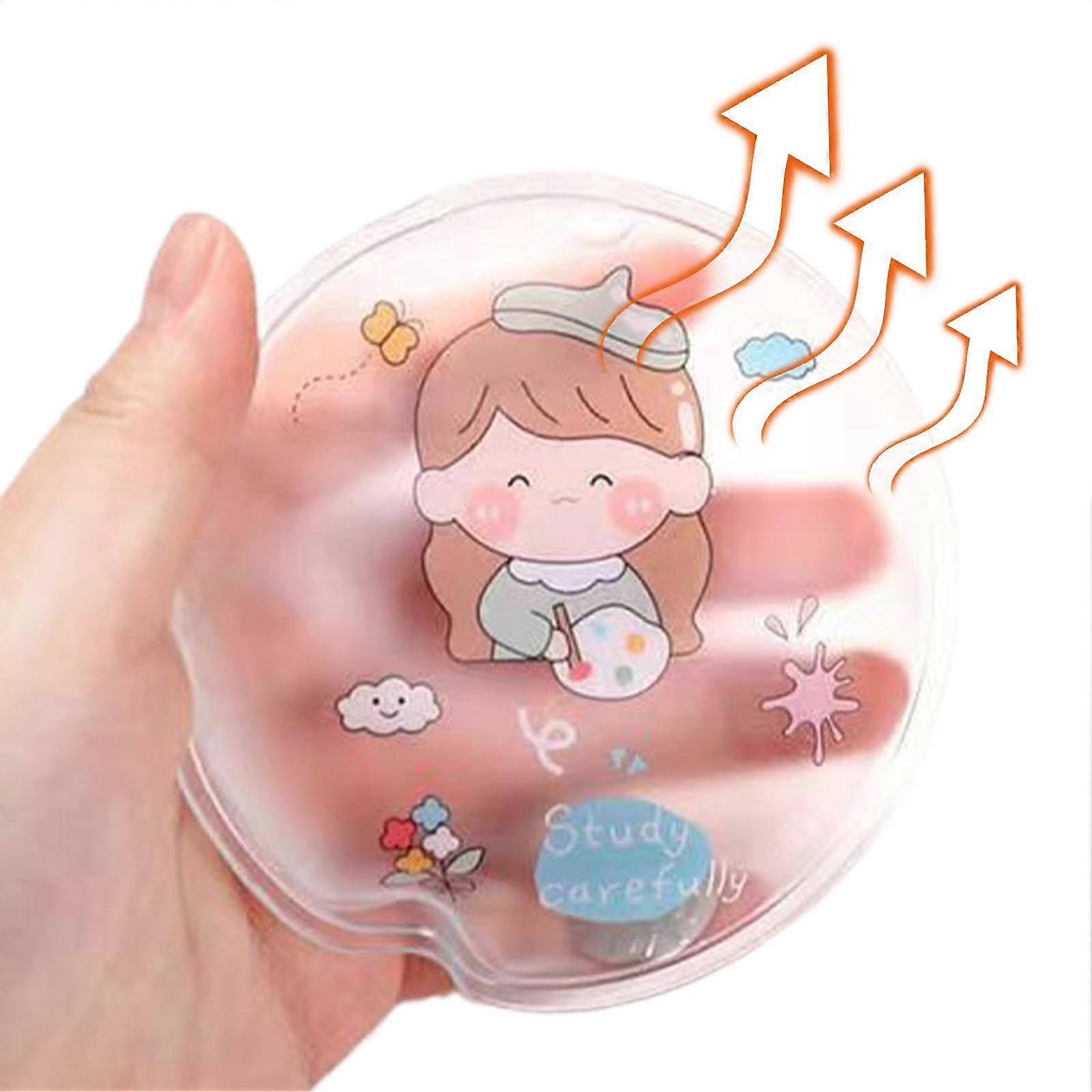 Reusable cute hand warmer, Gel heating pack for hands, ClickHeatGel, fast heating, portable for cold weather